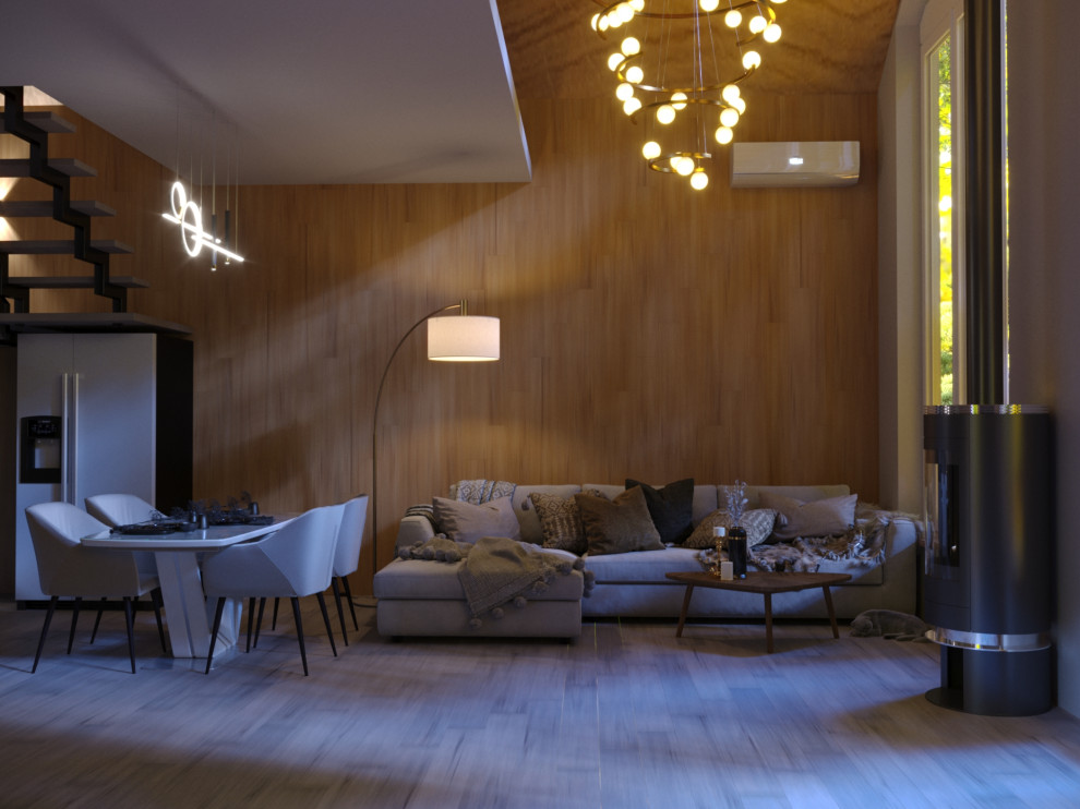 Гостиная в загородном доме