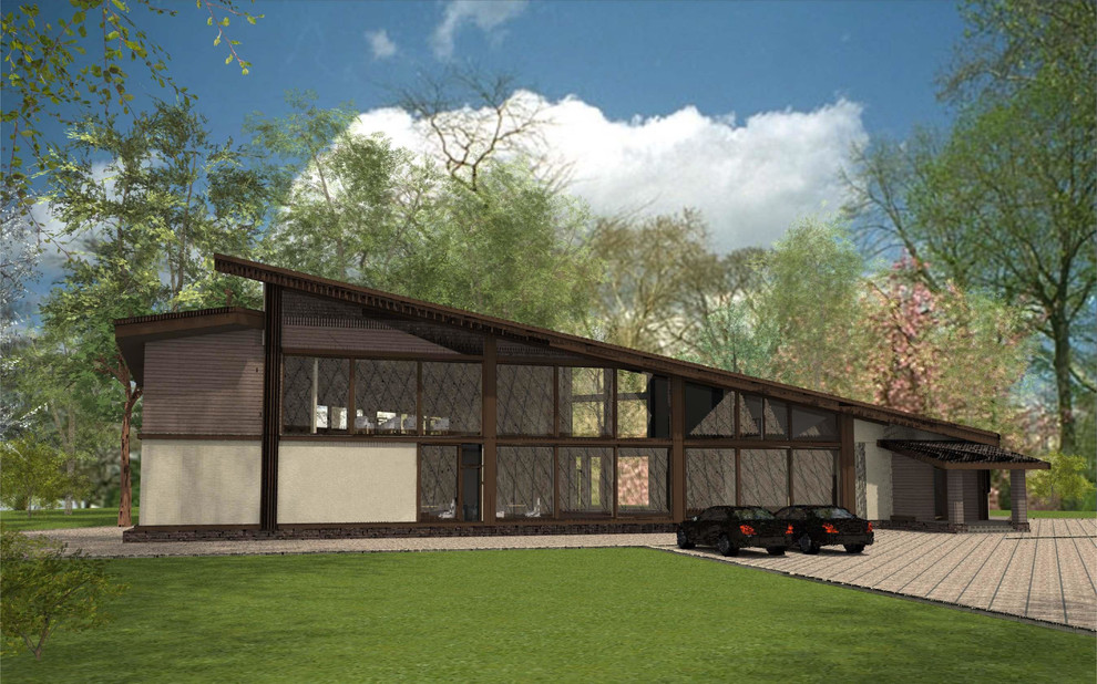 Общий вид. Главный фасад