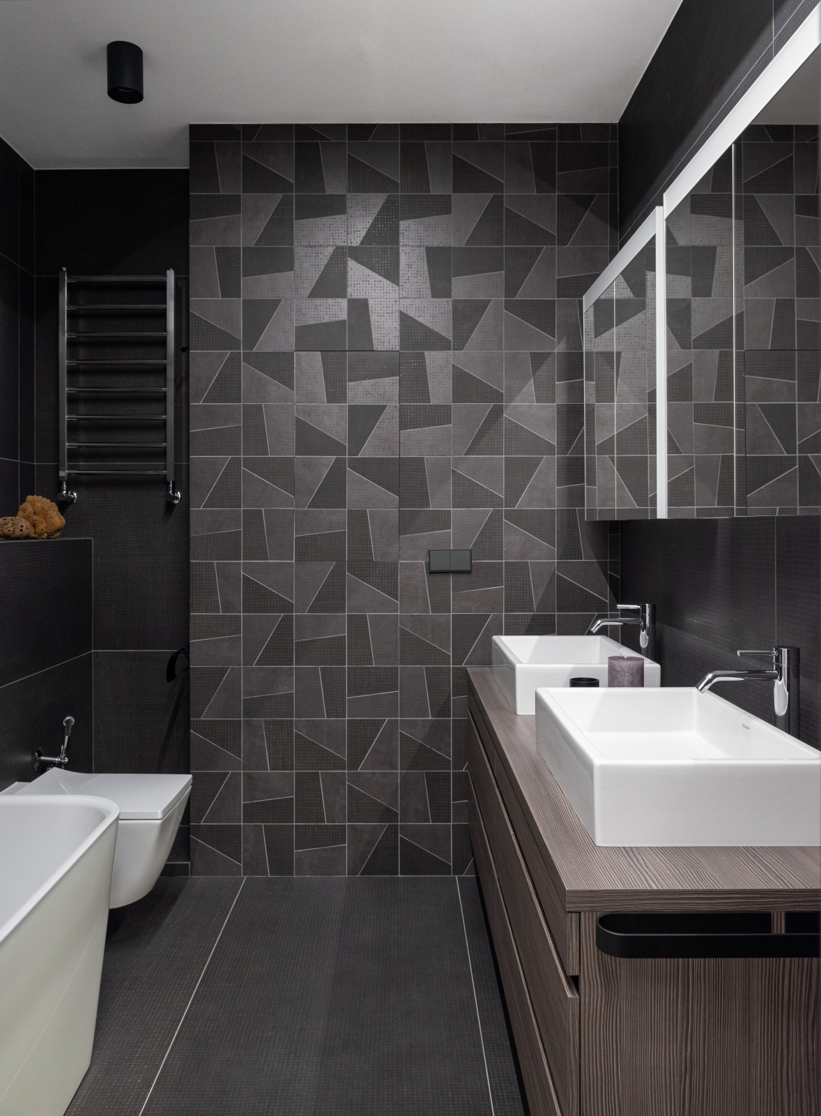 Минималистичная квартира в Москве 117 кв. м