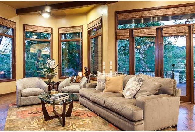 Design ideas for a traditional family room in Austin.