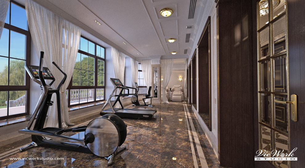 SPA zone. H Residence interiors