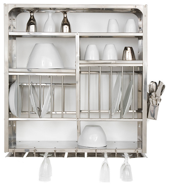 Stainless Steel Dish Rack Tse & Tse Contemporary Dish Racks by