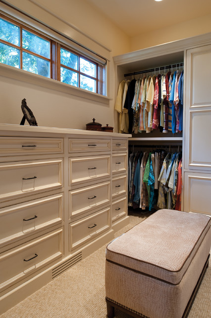 Painted Closet american-traditional-wardrobe