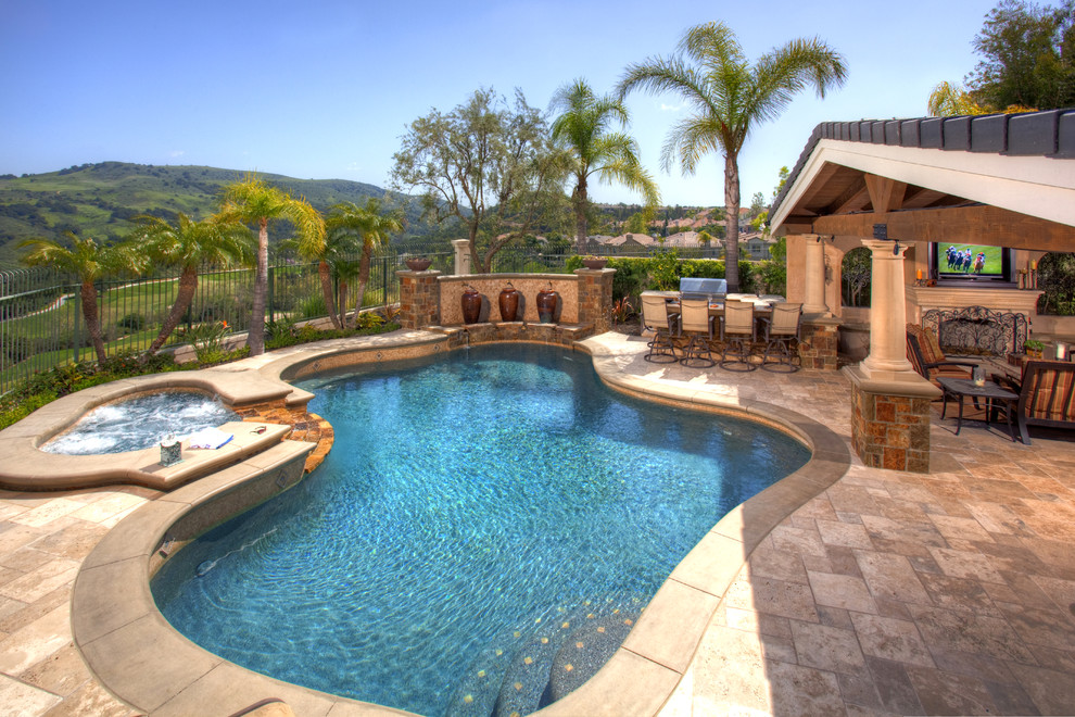 Design ideas for a pool in Orange County.