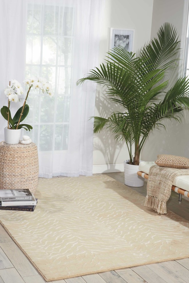 Nourison Nepal Runner Rug, Bone Contemporary Hall And Stair Runners