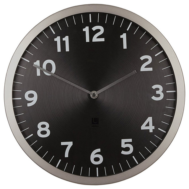 Anytime Wall Clock - Contemporary - Wall Clocks - by Organize-It | Houzz