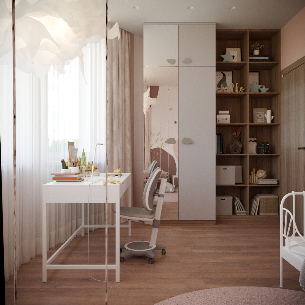 Квартира в современном стиле с яркими акцентами