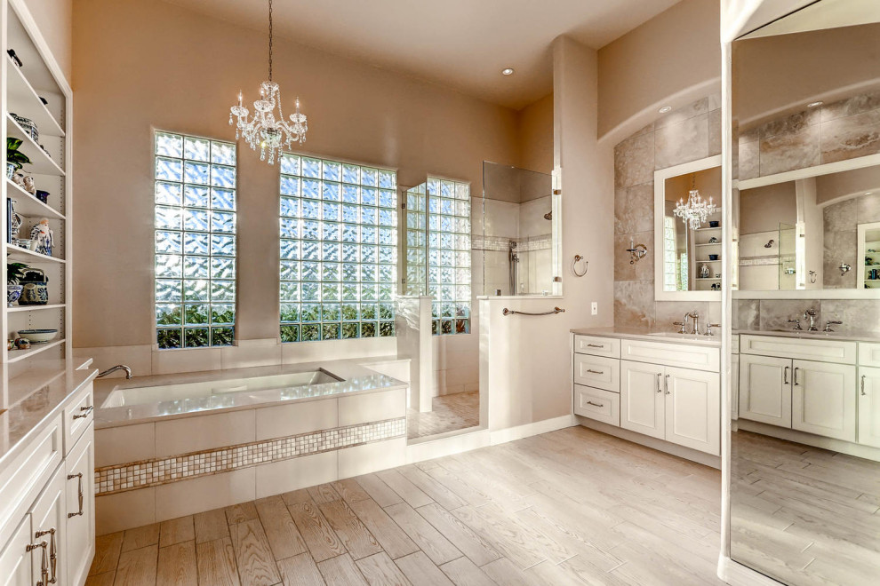 White Ancala Master Bathroom