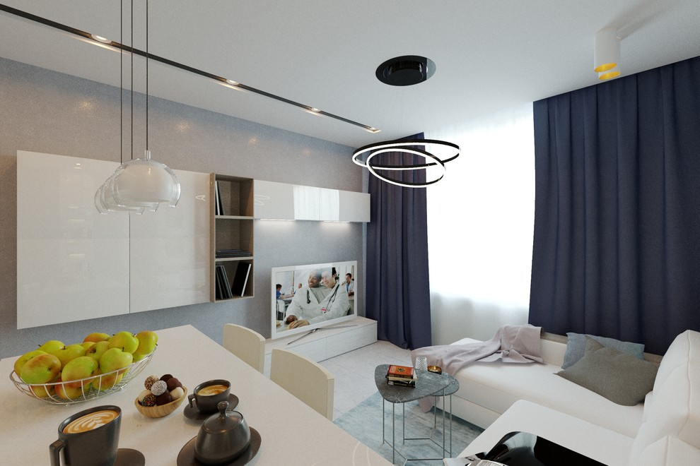 Двухкомнатные апартаменты в скандинавском стиле