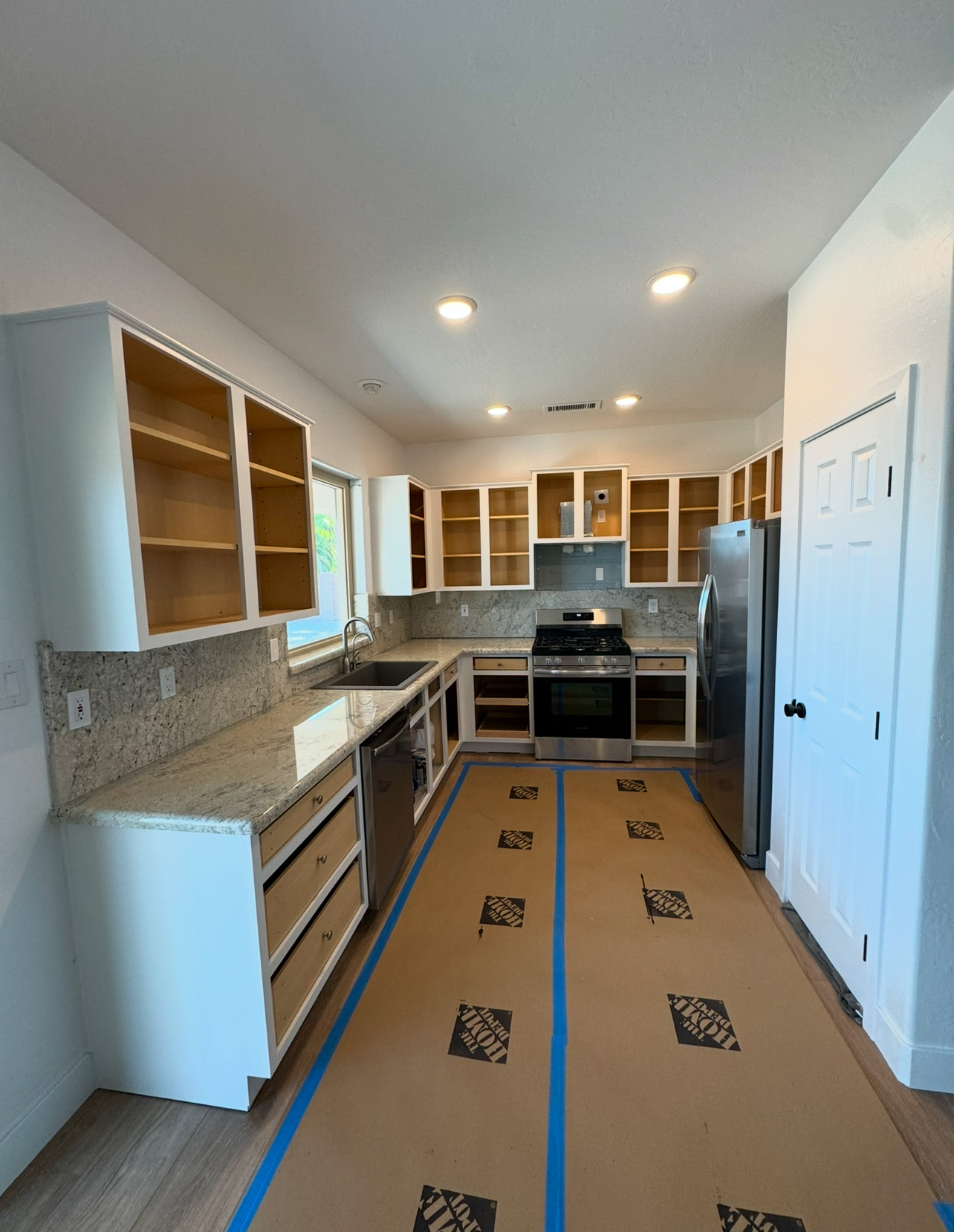 White Kitchen Cabinetry Reface