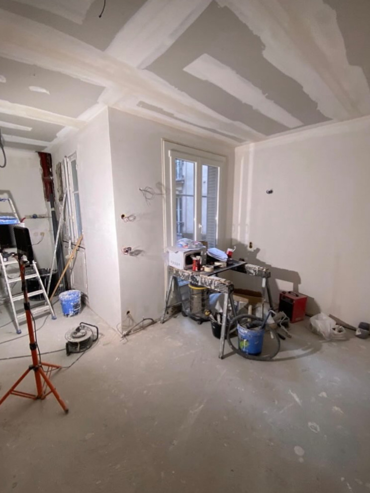 Projet Montorgueil -Rénovation complète d'un appartement de 145 m2.