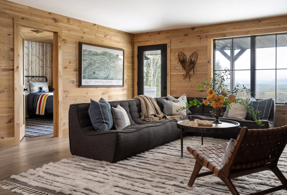 Benjamin Road - Rustic - Living Room - Portland Maine - by Jamie Keskin ...