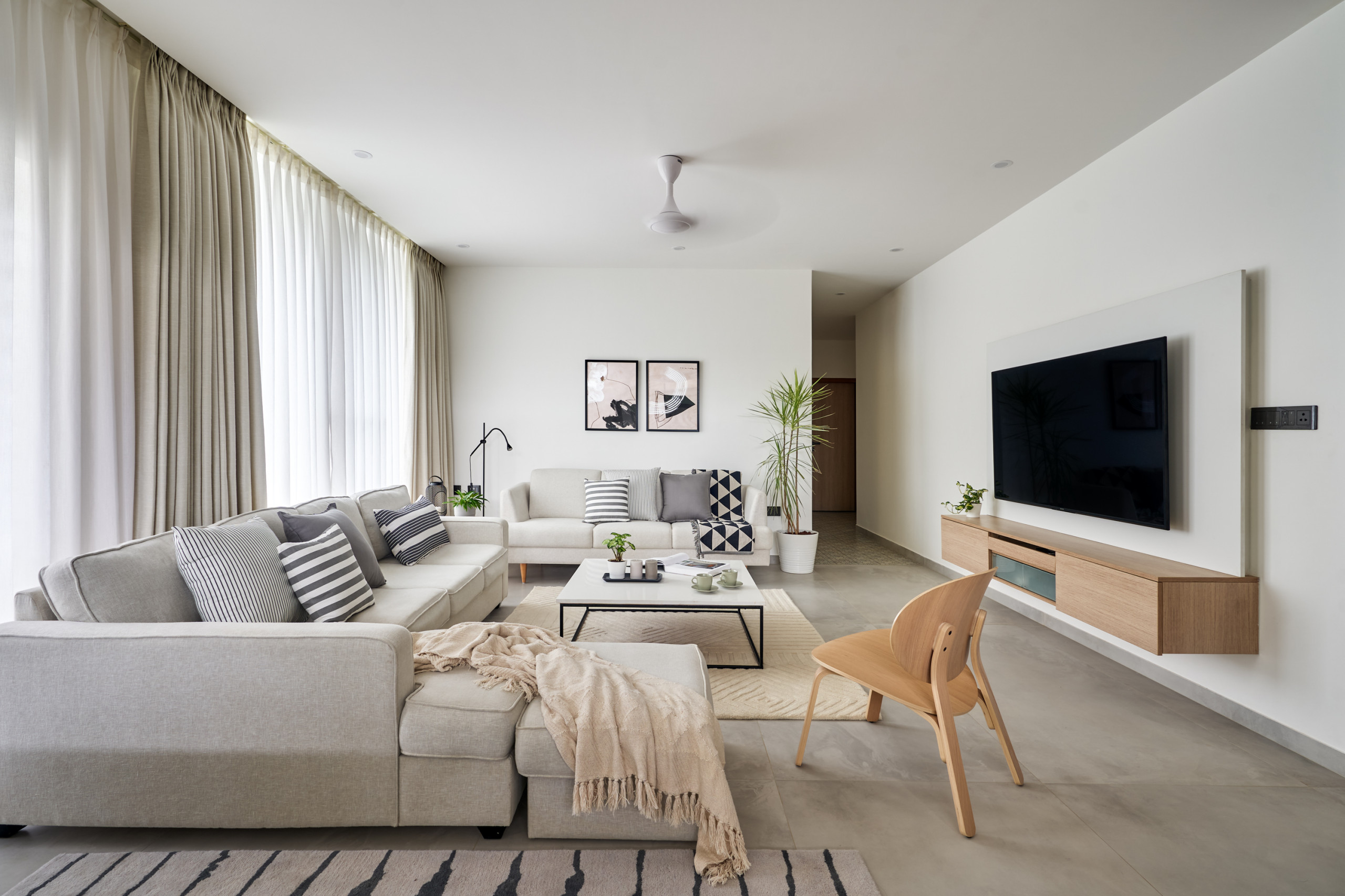 Scandinavian Living Room Design Ideas, Inspiration & Images - July 2022 |  Houzz IN