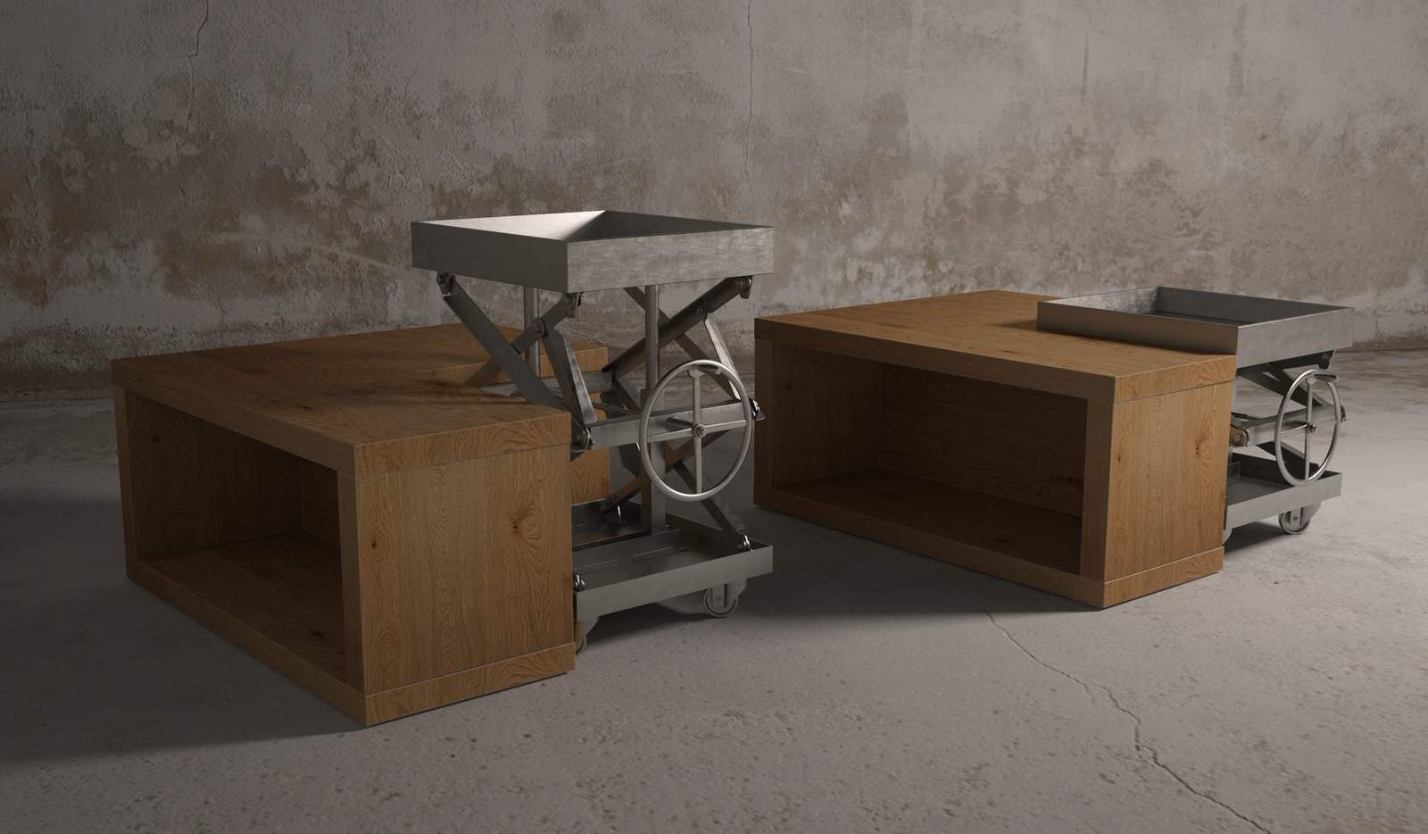 Визуализация и моделирование складного столика