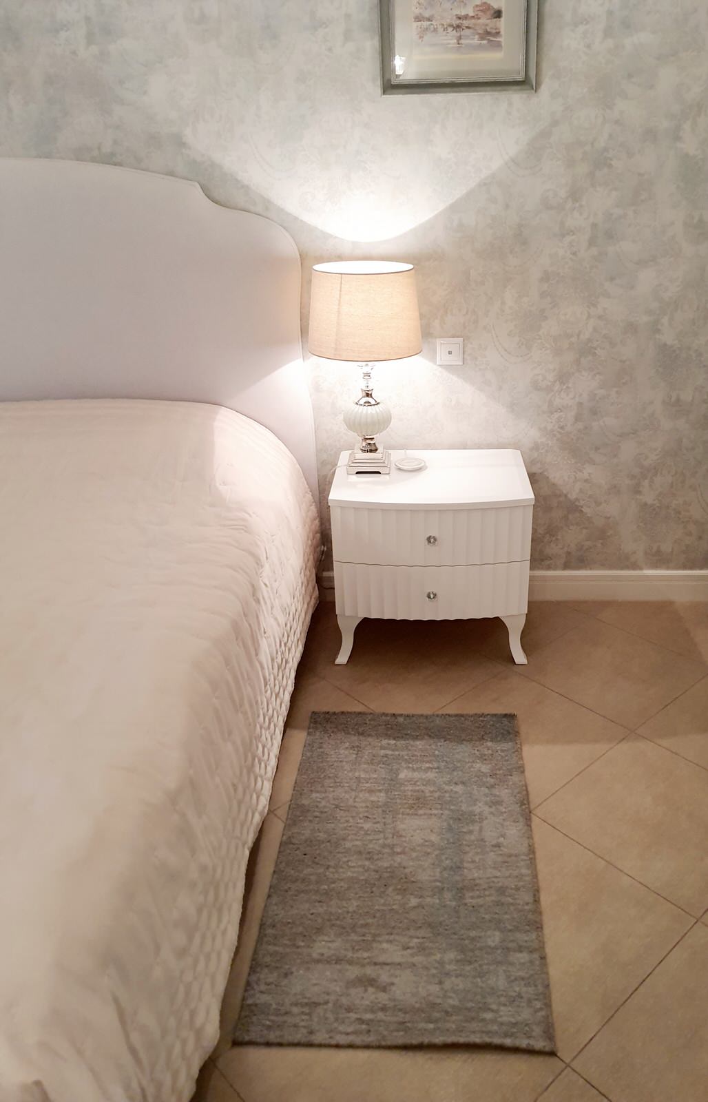 Спальня в мятных тонах