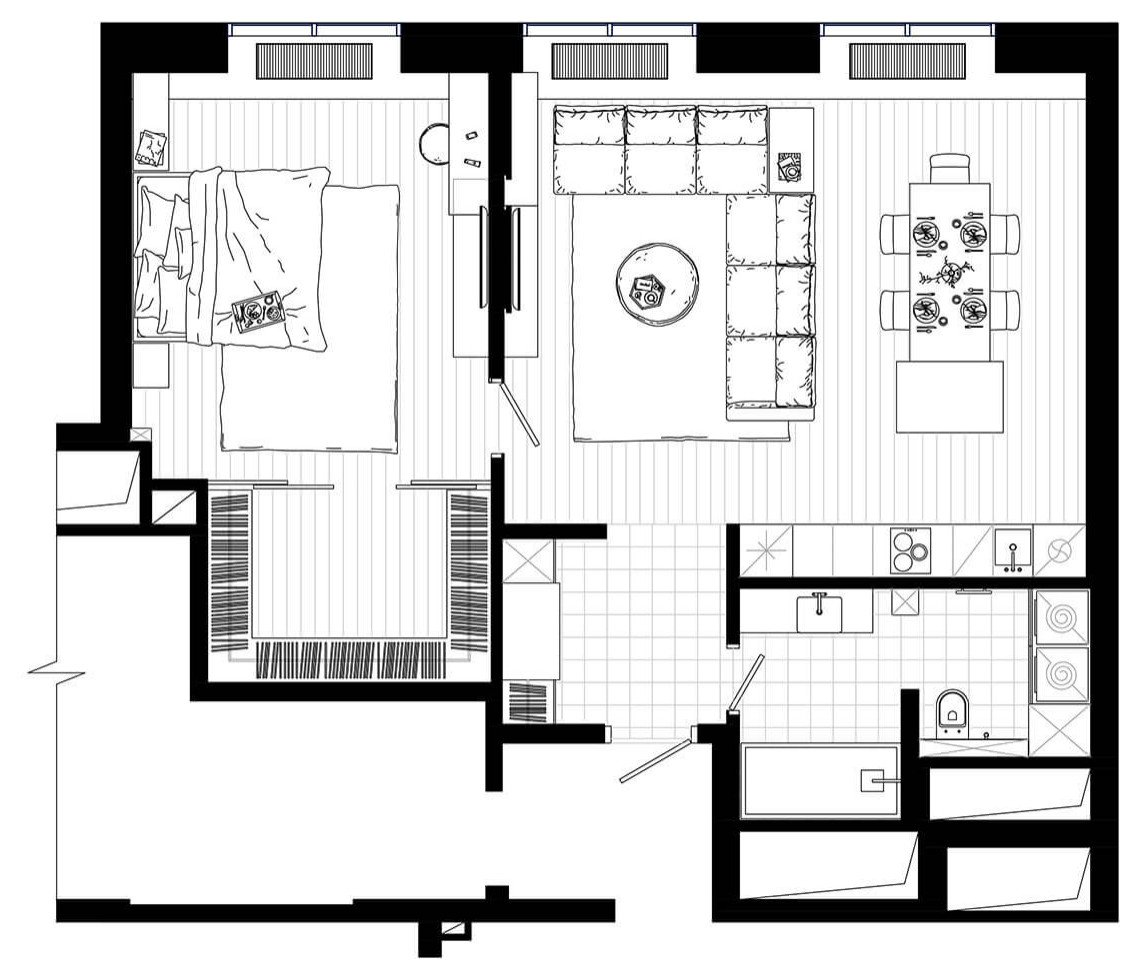 Квартира в современном стиле