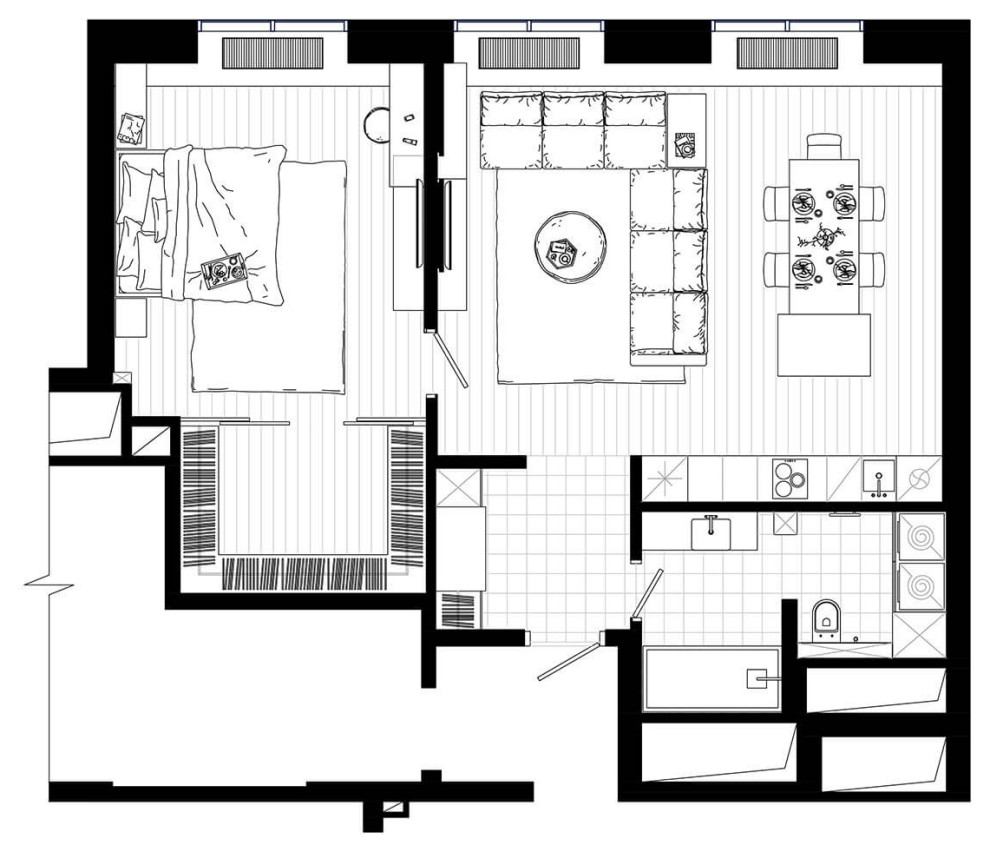 Квартира в современном стиле
