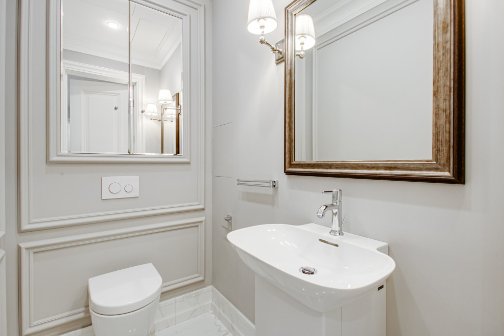 "СОВРЕМЕННАЯ ЕВРОПЕЙСКАЯ КЛАССИКА", ДИЗАЙН-ПРОЕКТ В 3-Х КОМНАТНОЙ КВАРТИРЕ 117 М