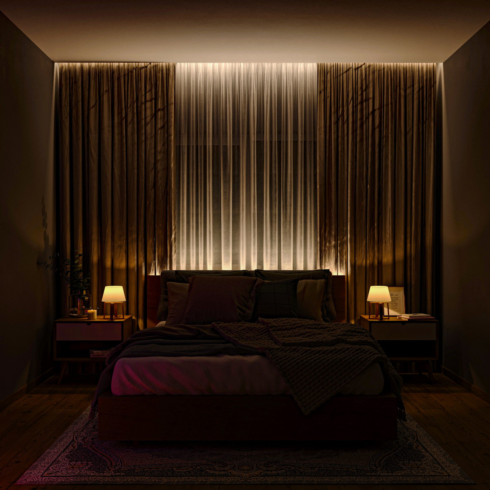 Дизайн спальни в скандинавском стиле