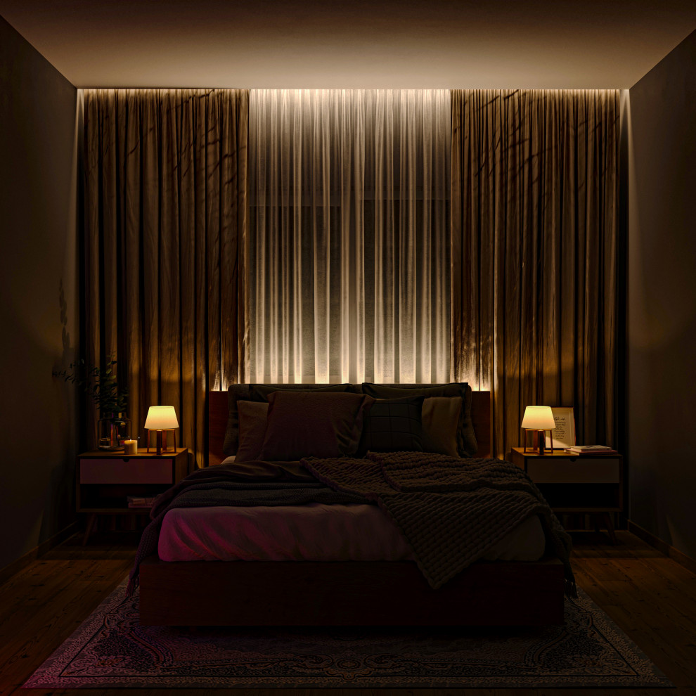 Дизайн спальни в скандинавском стиле