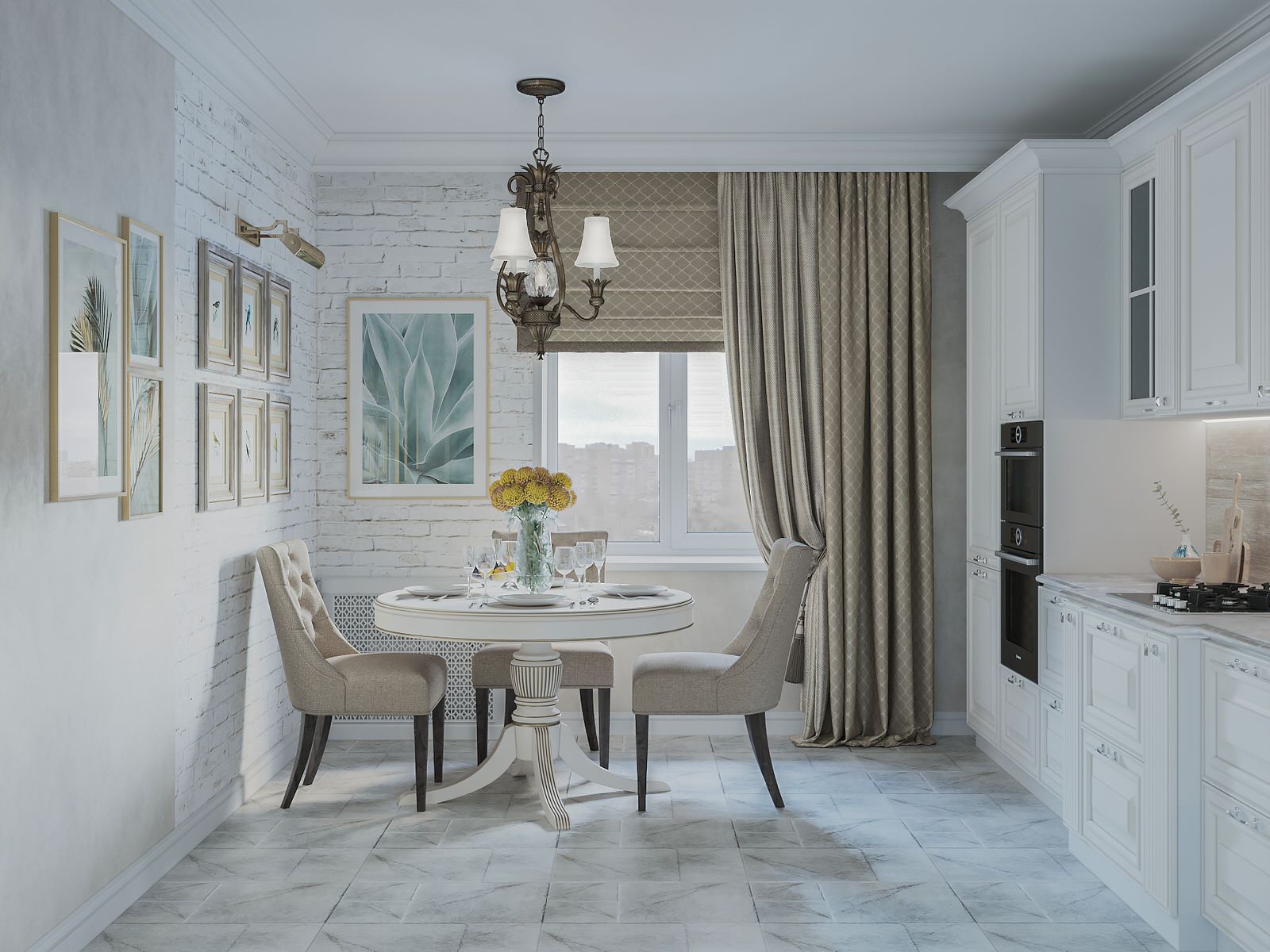 Дизайн интерьеров квартиры 80м2 в г. Нижний Новгород в ЖК Пражский квартал