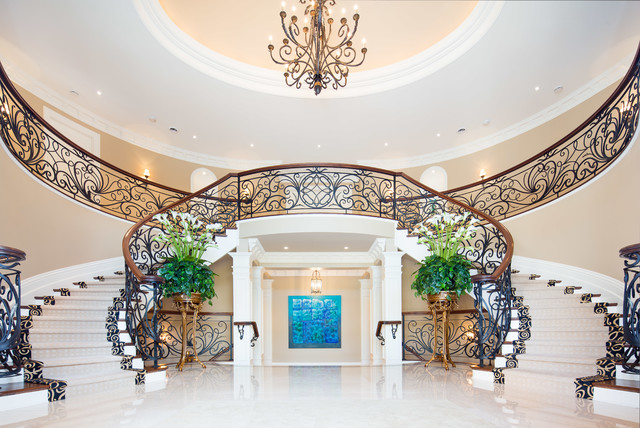 Old World Elegance classique-escalier