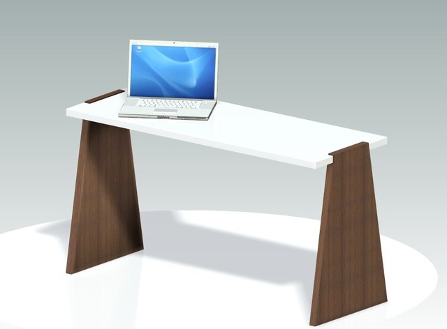 Home Office Desk Rendering for Client