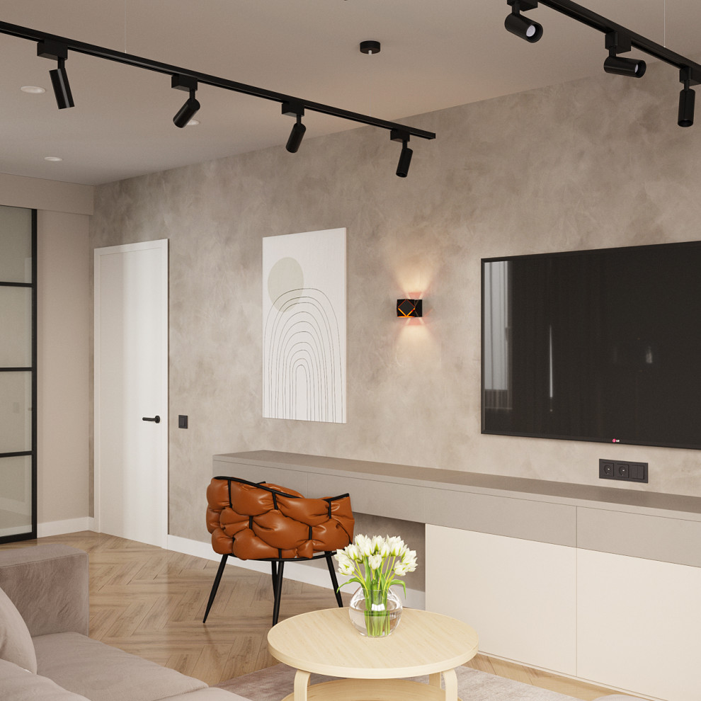 Дизайн-проект квартиры, площадью 56м2 в г. Москва