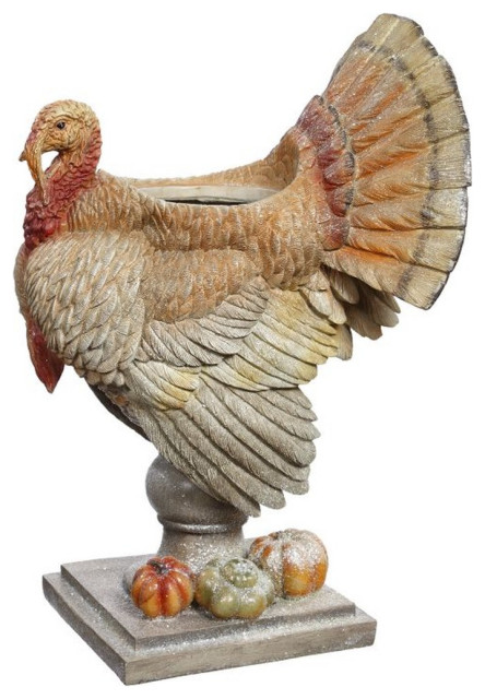 Mark Roberts 2020 Collection Turkey Flower Pot 22" Figurine