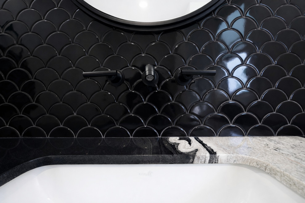 Modern Kitchen & Bathroom with Copacabana Quartzite