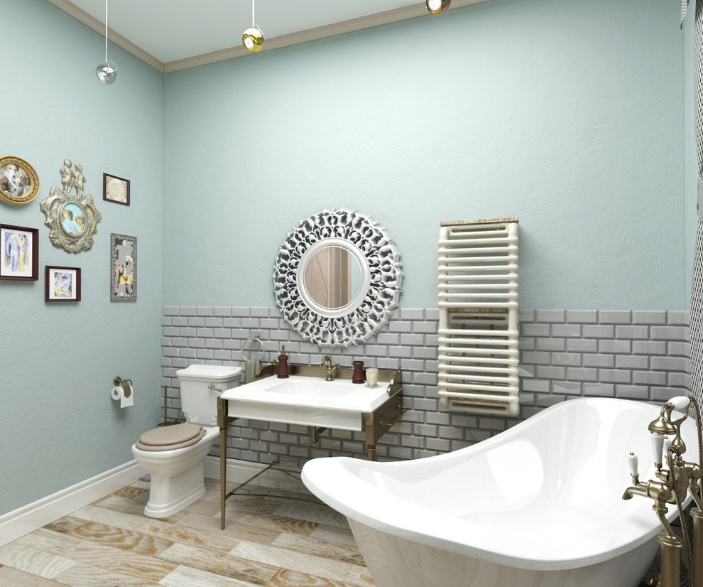 Ванная комната с окном