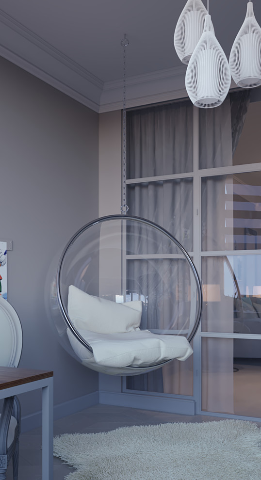 Дизайн интерьера холла и детской комнаты в г. Калининград