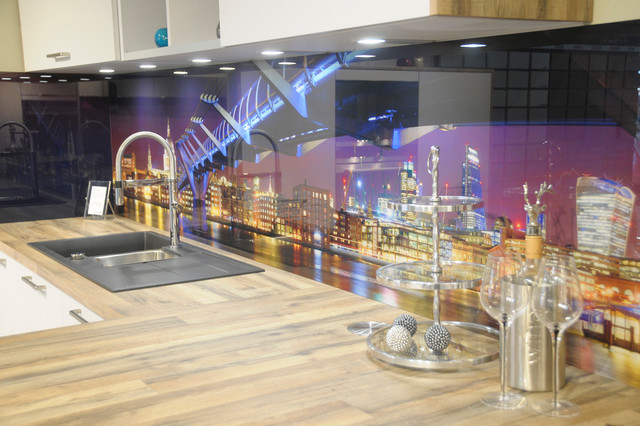 Printed Splashbacks craftsman-kitchen