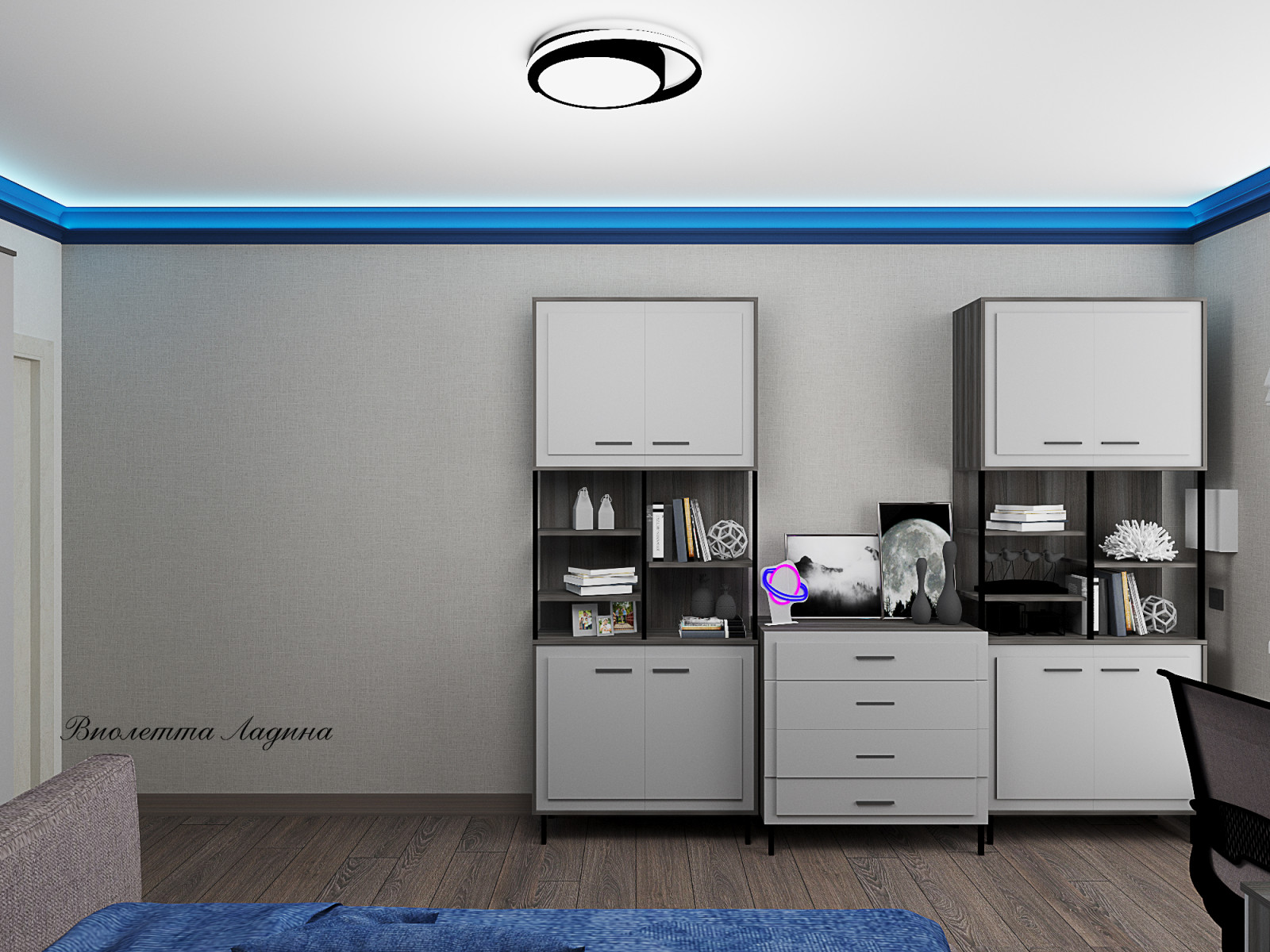 Большая квартира с воспоминаниями о путешествиях.