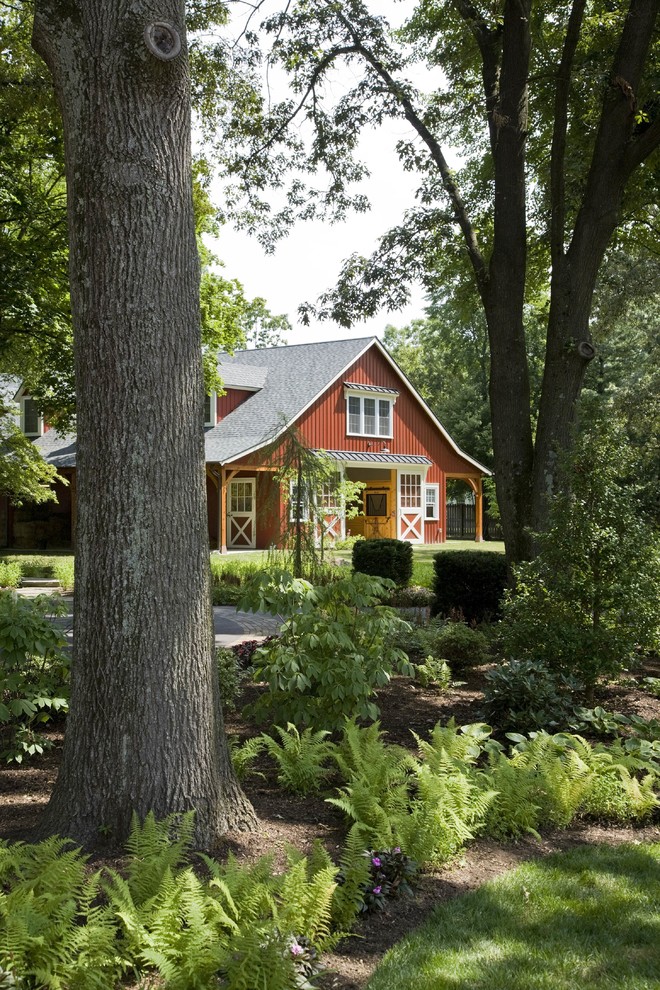 Inspiration for a country shaded garden in Baltimore.
