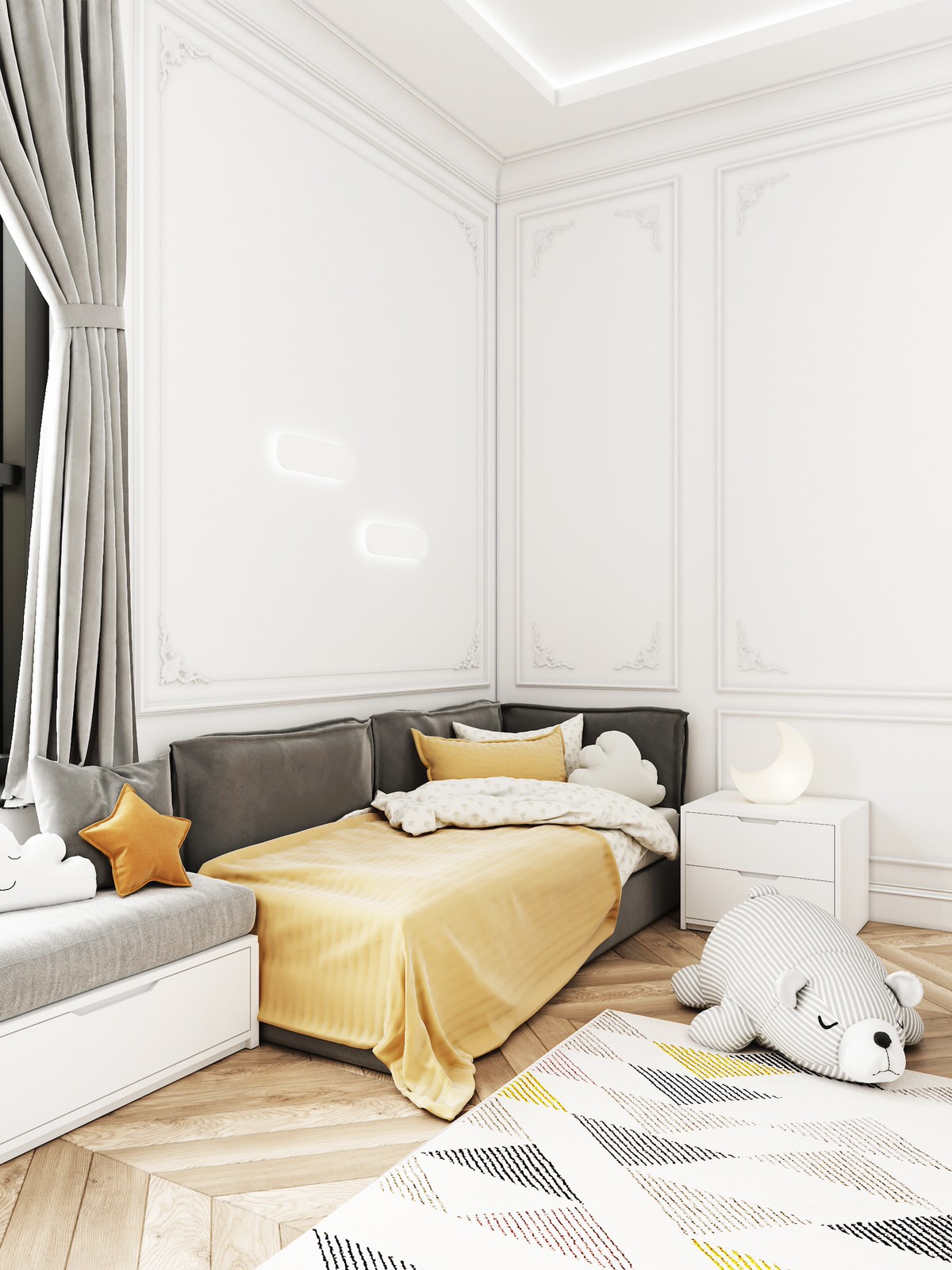 Дизайн интерьера: «Неоклассика в ЖК Суббота»