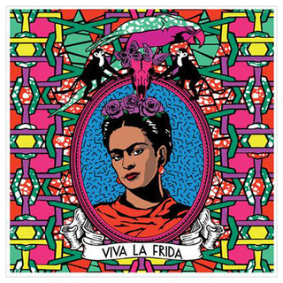 Viva La Frida Print By Natasha Lisa 25x25 Cm Eclectic Prints Posters By Ayok A Houzz Uk