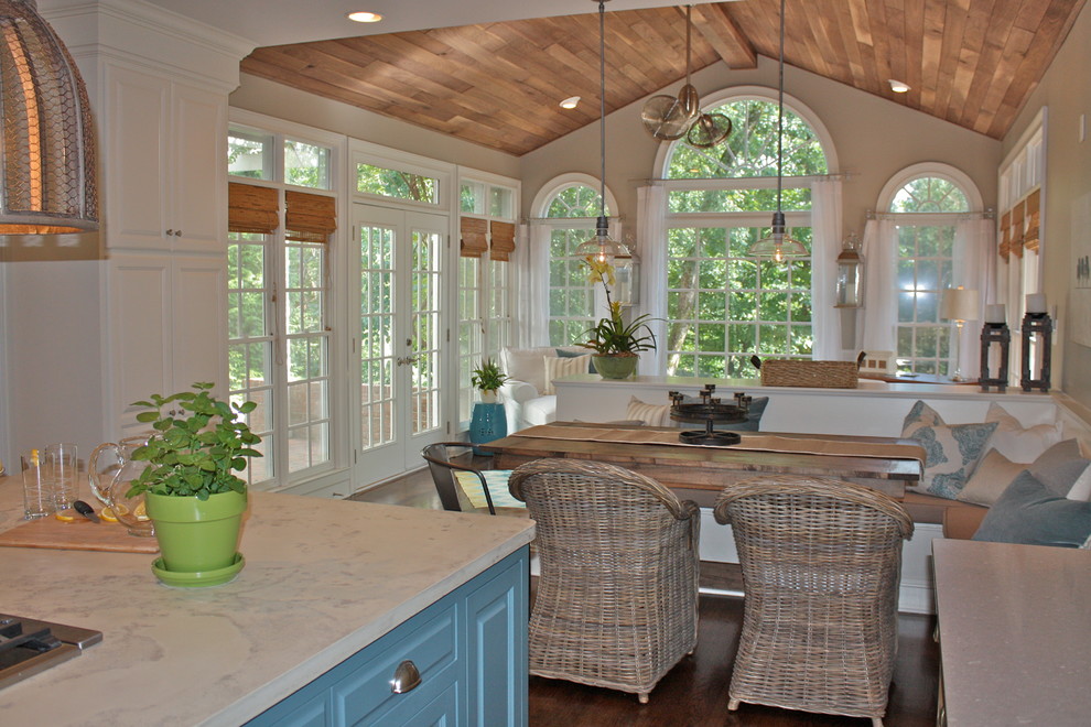 Design ideas for a country kitchen in Charlotte.