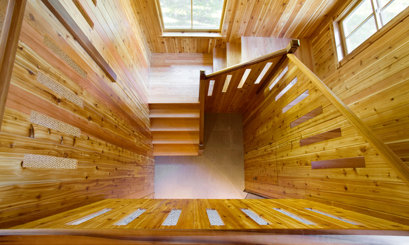 This is an example of a contemporary staircase in Boston.