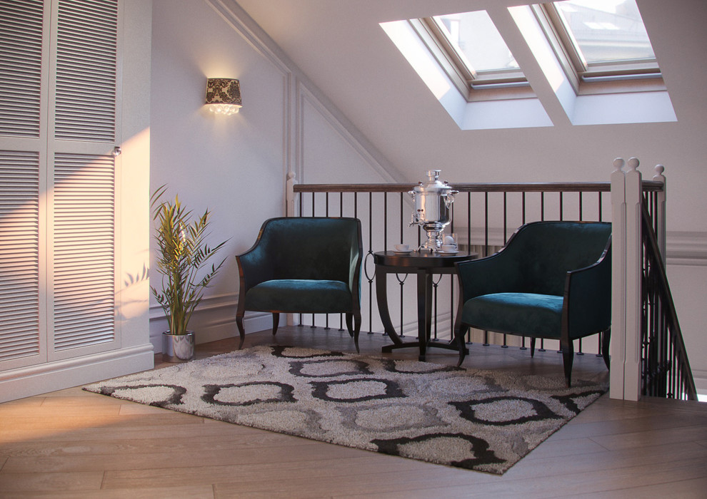 3х уровневая квартира в стиле современная классика