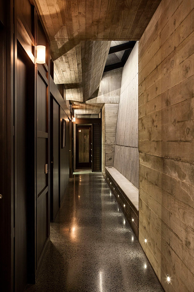 Photo of an industrial hallway in Wellington.