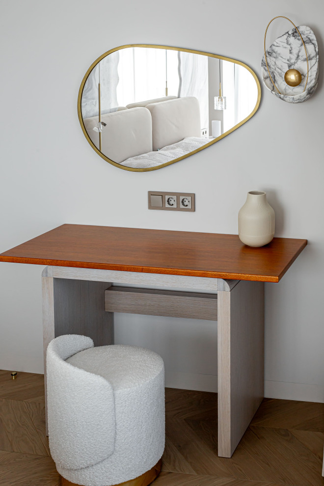 Реализованный дизайн проект четырехкомнатной квартиры 112 кв. м.