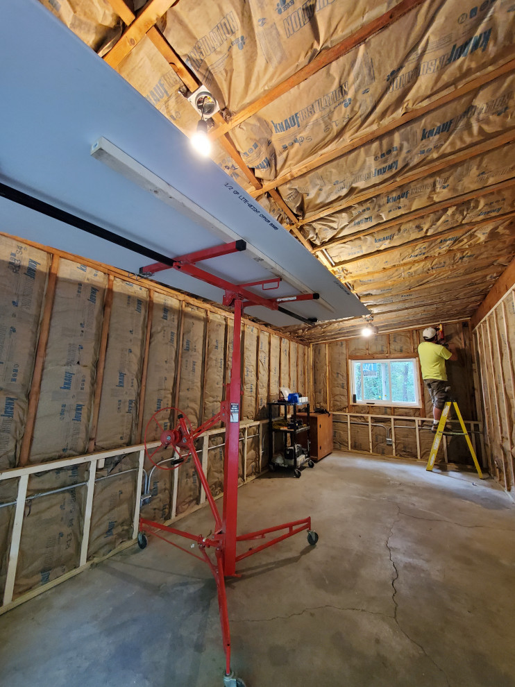 Insulation and drywall