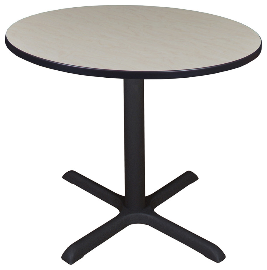 Cain 36" Round Breakroom Table, Maple