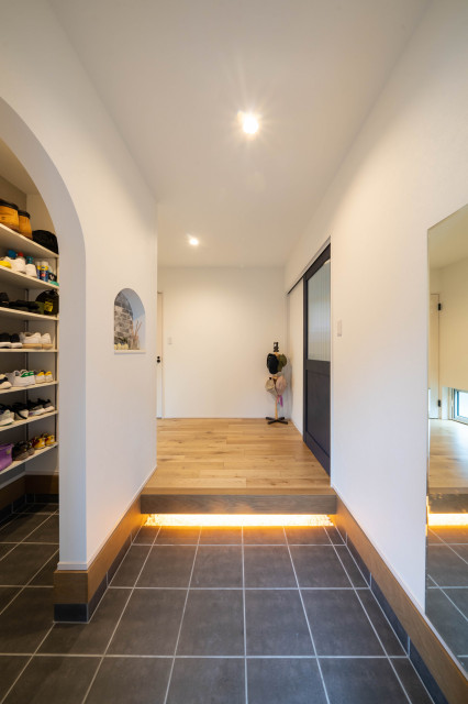 こだわりの化粧梁で木のぬくもりを感じられる平屋 scandinave-entree