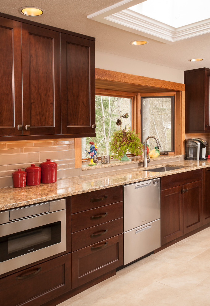 Kitchen with Dishwasher and Microwave Drawers