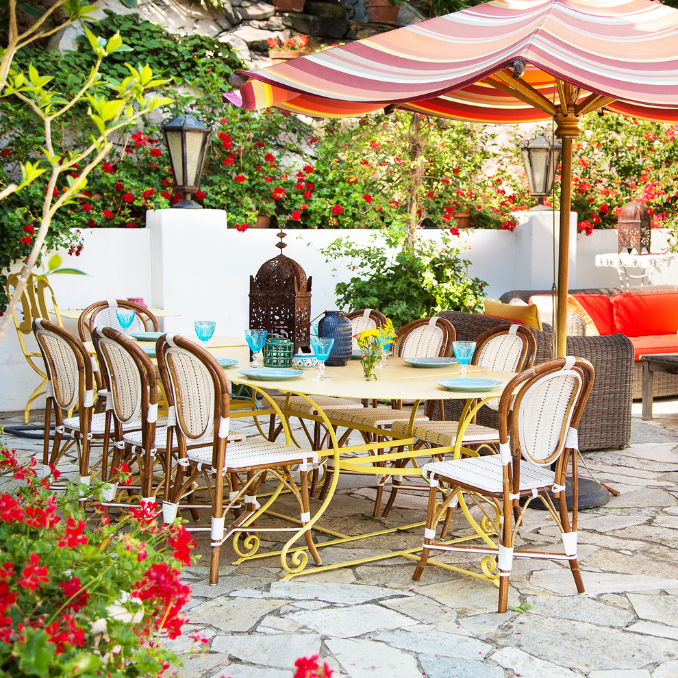 Tuscan patio photo in Los Angeles