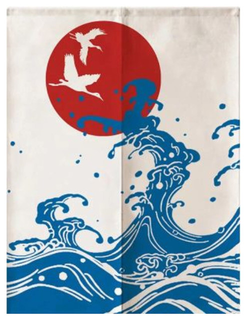 Sushi Bar Decoration Japanese Curtains Door Hallway Hanging