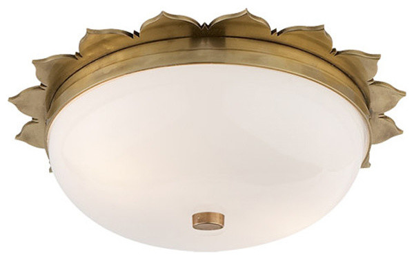 Alexa Hampton Rachel 2 Light Flush Mount Midcentury Alexa Hampton Rachel 2 Light Flush Mount Natural Br