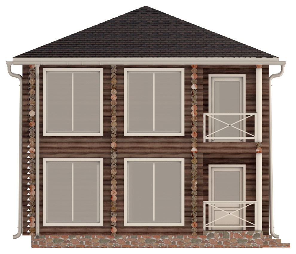 Загородный деревянный дом с панорамными окнами КЛЕН 99,5 м2